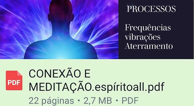 CONEXÃO E MEDITAÇÃO