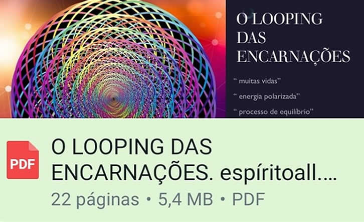 O LOOPING DAS ENCARNAÇÕES